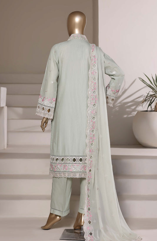 Sadabahar Luxury Embroidered Formal Stitched 3 Piece Suit - D-05 - SBD26XFS - Green - Festive Collection