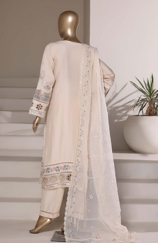 Sadabahar Luxury Embroidered Formal Stitched 3 Piece Suit - D-04 - SBD26XFS - Peach - Festive Collection