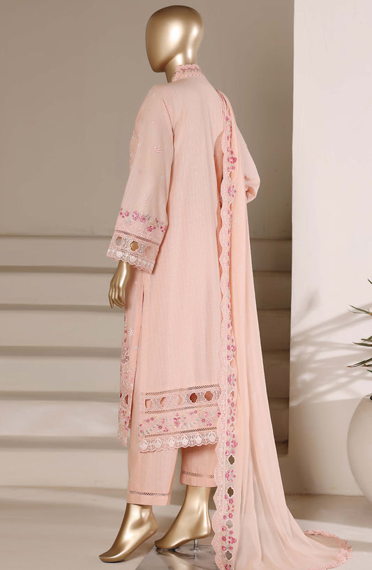 Sadabahar Embroidered Lawn Stitched 3 Piece Suit - D-03 - SBD26ARY4 - Pink - Festive Collection