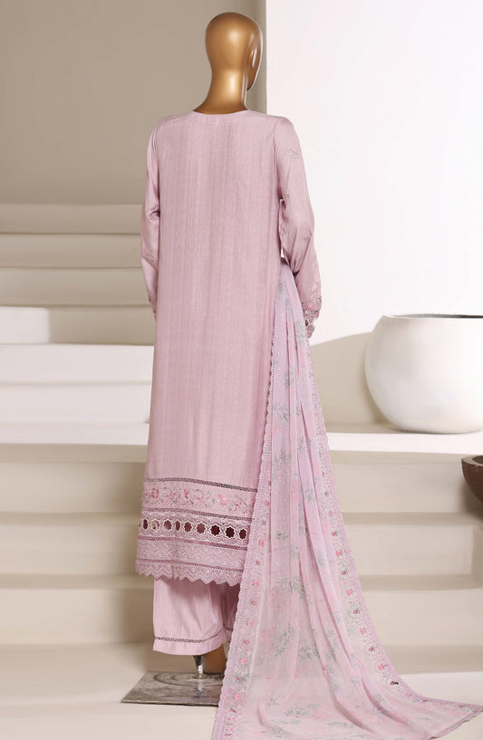 Sadabahar Luxury Embroidered Stitched 3 Piece Suit - Design-04 - SBD26FEMB - Purple - Festive Collection