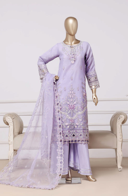 Sadabahar Ready To Wear Mahpara Embroidered Organza 3 Piece Suite - MF - N17 - SDB26MF - Festive Collection