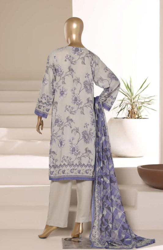 Sadabahar Printed Lawn Stitched 3 Piece Suit - D-16 - SBD26PNT - Blue - Summer Collection