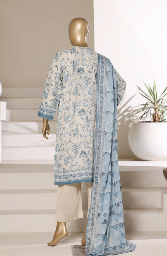 Sadabahar Printed Lawn Stitched 3 Piece Suit - D-06 - SBD26PNT - Blue - Summer Collection