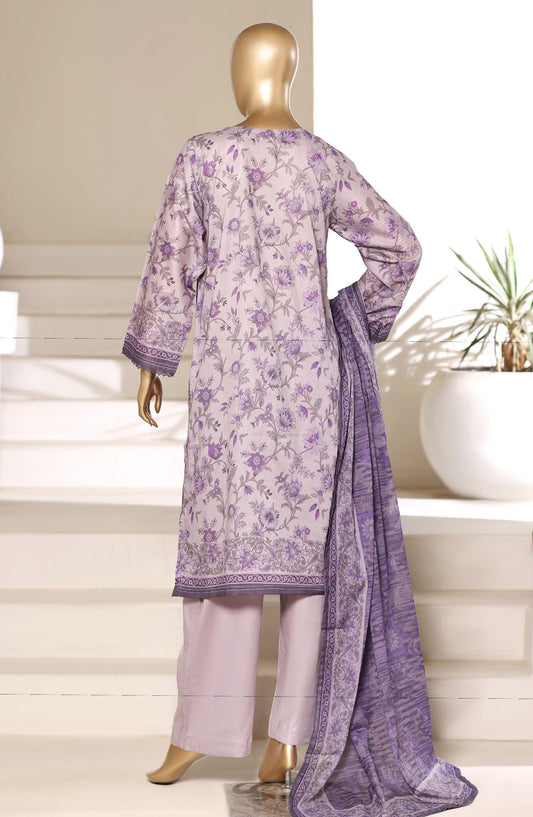 Sadabahar Printed Lawn Stitched 3 Piece Suit - D-03 - SBD26PNT - Blue - Summer Collection
