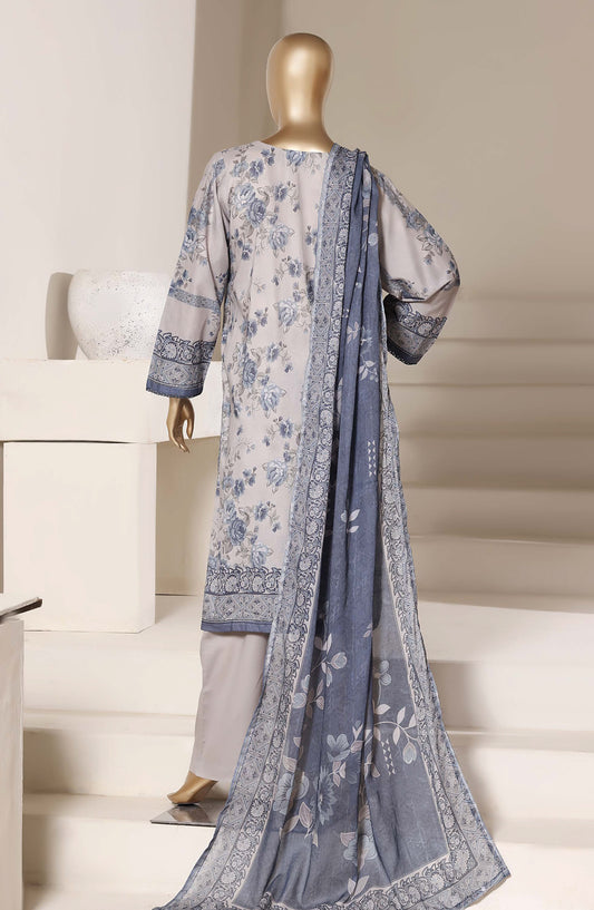 Sadabahar Printed Lawn Stitched 3 Piece Suit - D-01 - SBD26NLP - Blue - Summer Collection