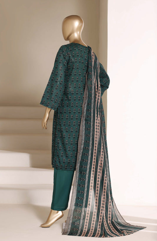Sadabahar Printed Lawn Stitched 3 Piece Suit - D-08 - SBD26LWN - Green - Summer Collection