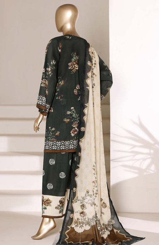 Sadabahar Printed Lawn Stitched 3 Piece Suit - D-05 - SBD26WV7 - Green - Summer Collection