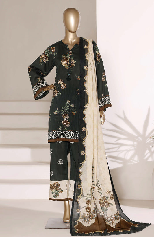 Sadabahar Printed Lawn Stitched 3 Piece Suit - D-05 - SBD26WV7 - Green - Summer Collection