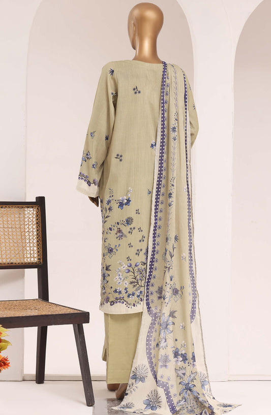 Sadabahar Printed Lawn Stitched 3 Piece Suit - D-07 - SBD26TEN - Yellow - Summer Collection