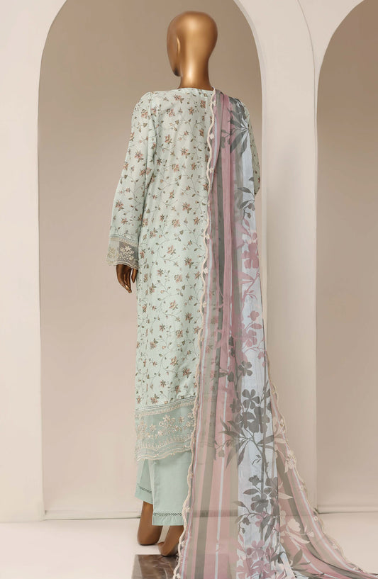 Sadabahar Signature Embroidered Stitched 3 Piece Suit - D-02 - SBD26XIT - Blue - Festive Collection