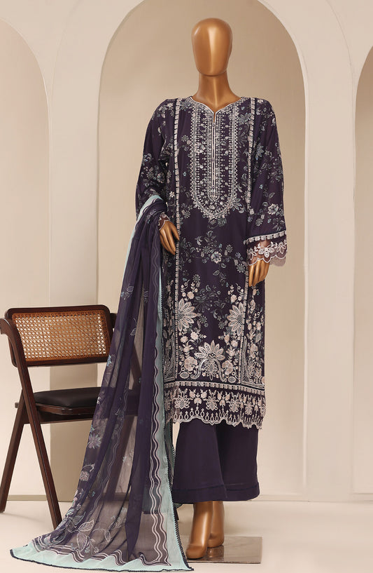 Sadabahar Signature Embroidered Stitched 3 Piece Suit - D-06 - SBD26SVEN - Purple - Festive Collection