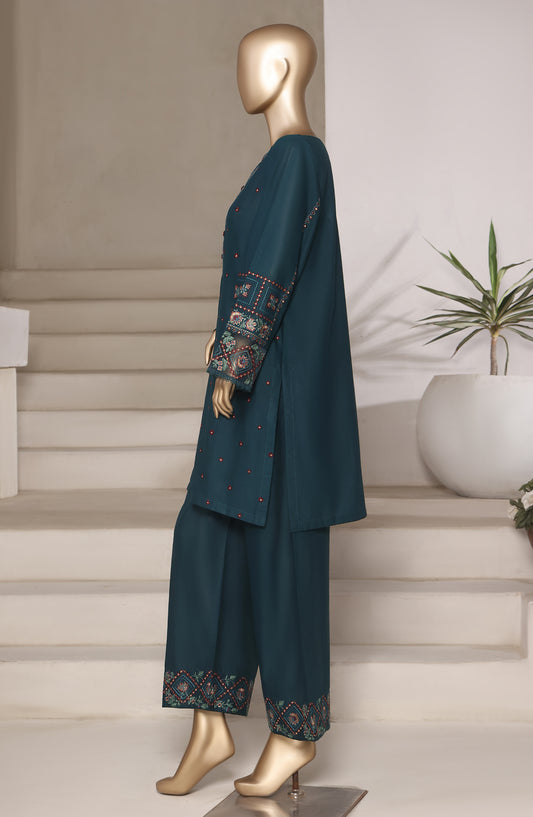 Sadabahar Vybe Embroidered Cotton Stitched 2 Piece Suit - Design-05 - SBD25VB - Green - Summer Collection