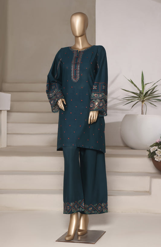Sadabahar Vybe Embroidered Cotton Stitched 2 Piece Suit - Design-05 - SBD25VB - Green - Summer Collection