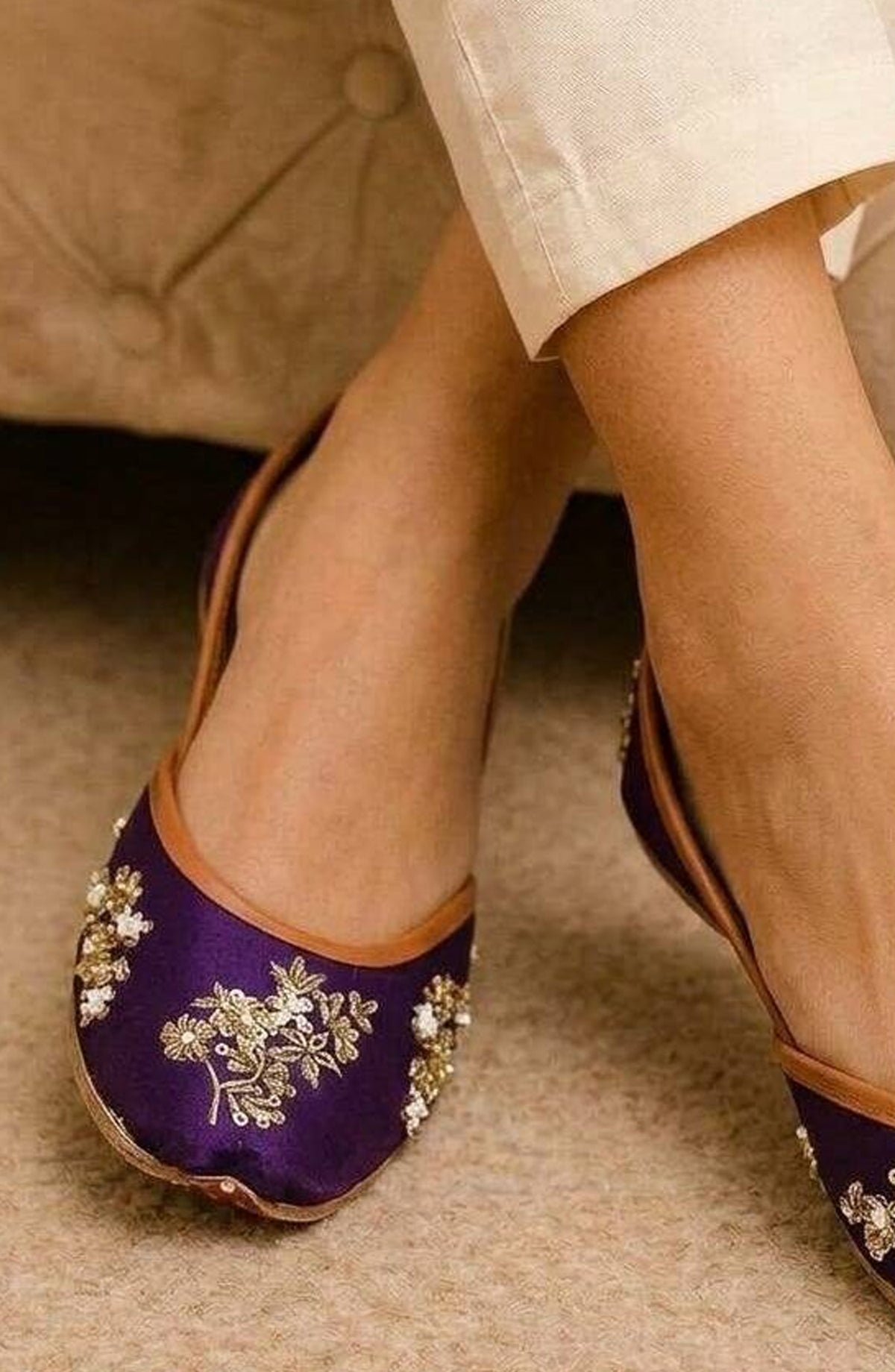 SnF Formal SNF26FK Purple Khussa For Her-SE-01