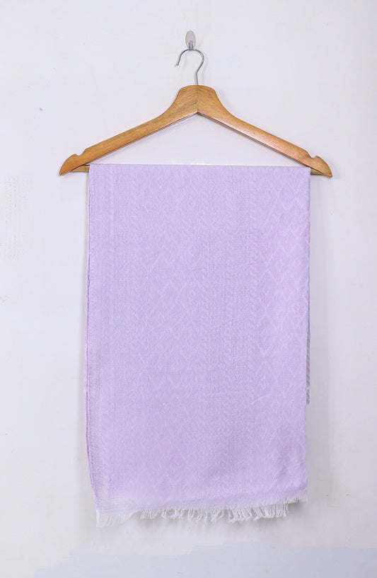 Amna Khadija Premium Twill Jacquard Stole Design-17 - AM25OLT - Purple - Summer Collection
