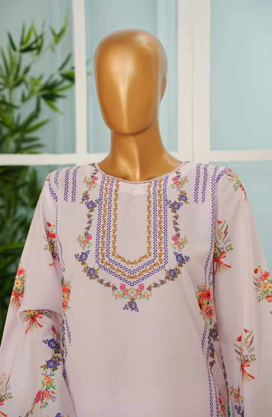 Suay by Amna Khajida Digital Printed Swiss Lawn Pret 3 Piece Suit - AM25SWA - D-01 - Pink - Summer Collection