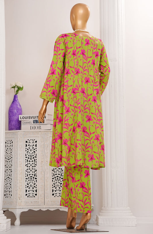 Amna Khadija Printed Lawn Stitched 2 Piece Suit - TPC-01 - AM25TPC - Green - Summer Collection