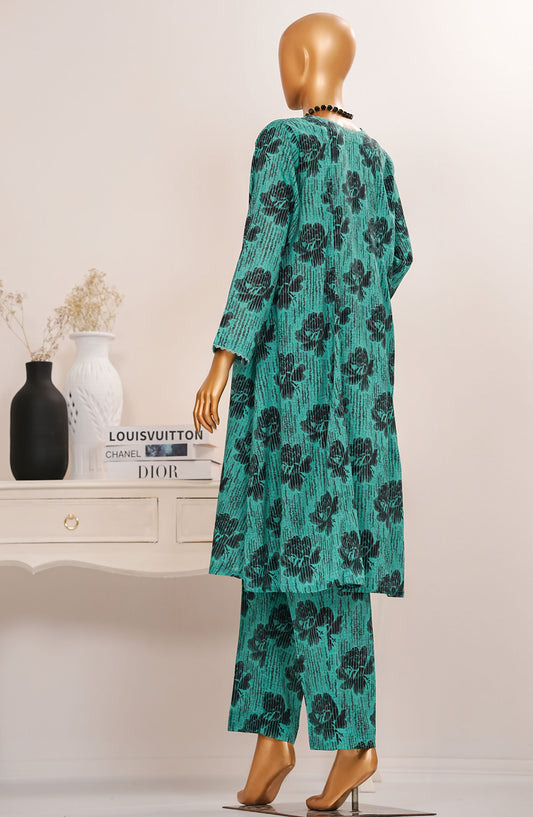 Amna Khadija Printed Lawn Stitched 2 Piece Suit - TPC-05 - AM25TPC - Green - Summer Collection