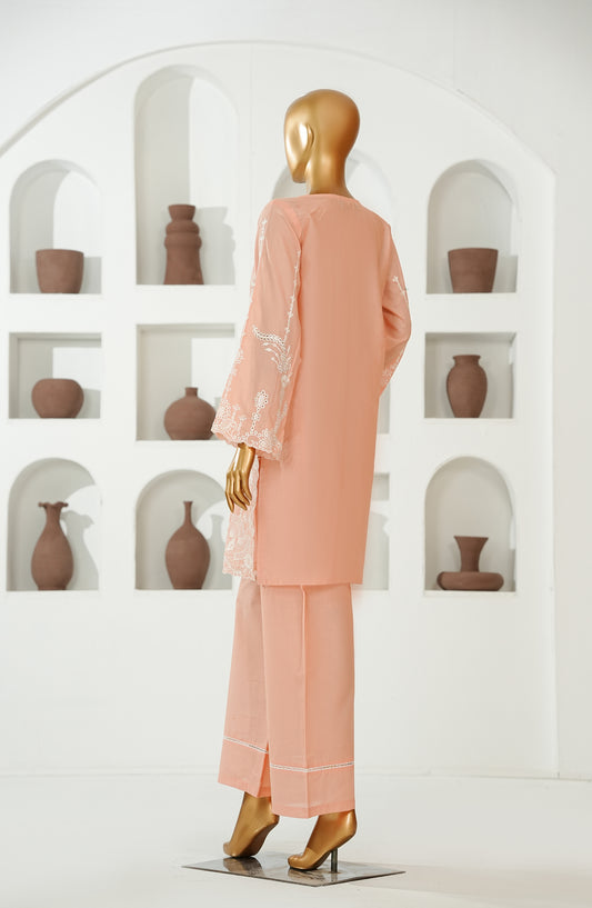 The Shades by Amna Khadija Embroidered Cotton Stitched 2 Piece Suit - AKTS-04 - AM26AJTS - Pink - Summer Collection