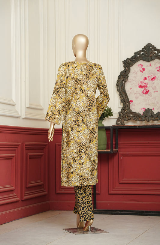 Travel Time Amna Khadija Printed Cambric Stitched 2 Piece Co-ord Set - AKTT-03 - AM26KTT - Green - Summer Collection