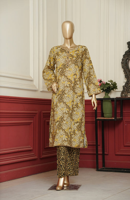 Travel Time Amna Khadija Printed Cambric Stitched 2 Piece Co-ord Set - AKTT-03 - AM26KTT - Green - Summer Collection