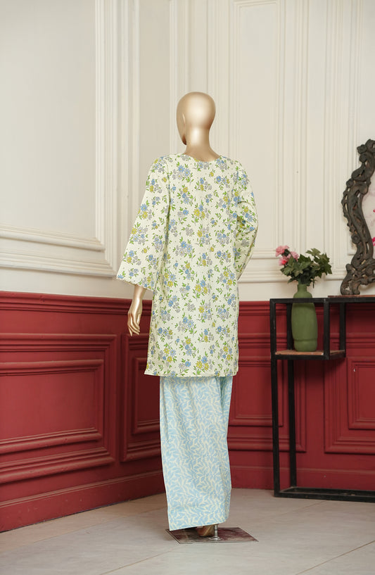 Travel Time Amna Khadija Printed Cambric Stitched 2 Piece Co-ord Set - AKTT-06 - AM26KTT - Multi - Summer Collection