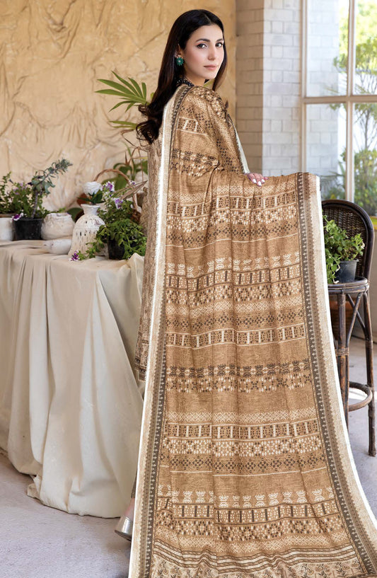 Tulip by Johra Printed Lawn Unstitched 3 Piece Suit - JH-1250 - JH25TULIP - Brown - Casual Collection