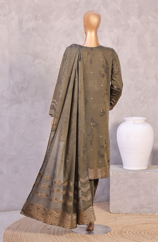 Valencia by HZ Textile Embroidered Lawn Unstitched 3 Piece Suit - D-06 - HZ26VCI - Green - Summer Collection