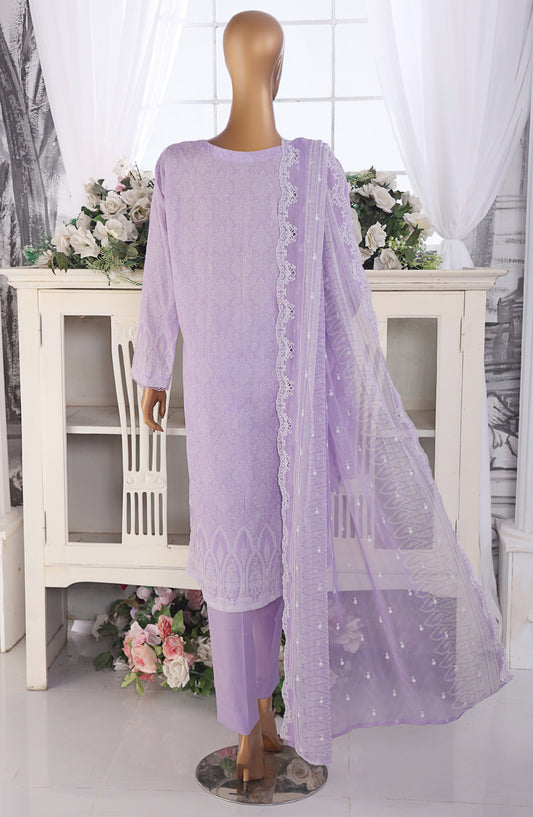 Venice by HZ Textile Embroidered Lawn Unstitched 3 Piece Suit - Design-03 - HZ26VNC - Purple - Summer Collection