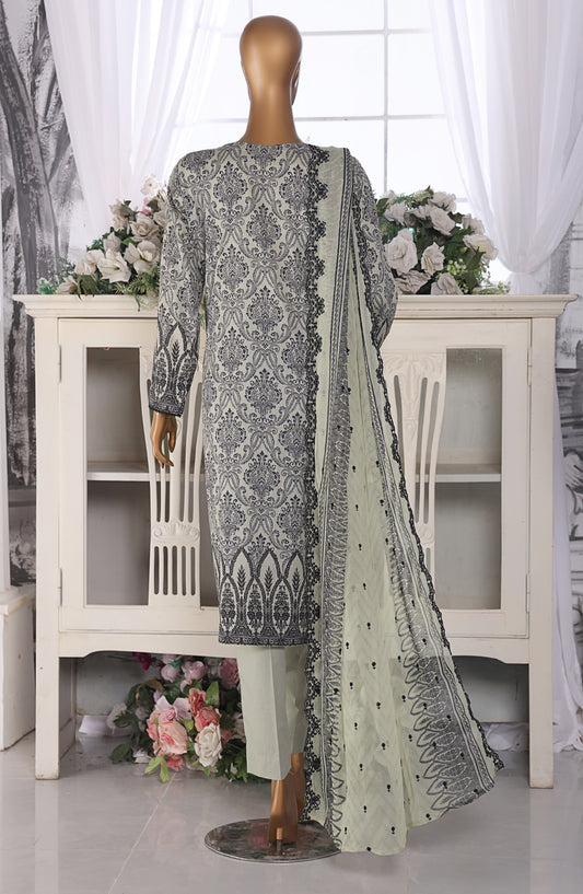 Venice by HZ Textile Embroidered Lawn Unstitched 3 Piece Suit - Design-02 - HZ26VNC - Green - Summer Collection
