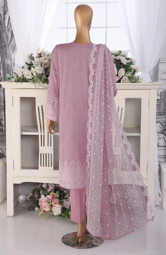 Venice by HZ Textile Embroidered Lawn Unstitched 3 Piece Suit - Design-01 - HZ26VNC - Purple - Summer Collection
