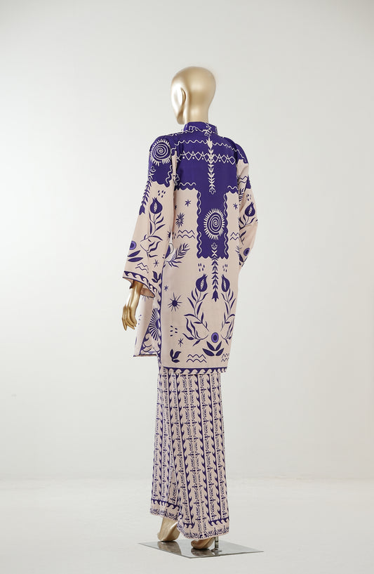 Youth Pulse by Amna Khadija Printed Lawn Stitched 2 Piece Co-ord Set - AKYP-04 - AM26AKYP - Multi - Summer Collection