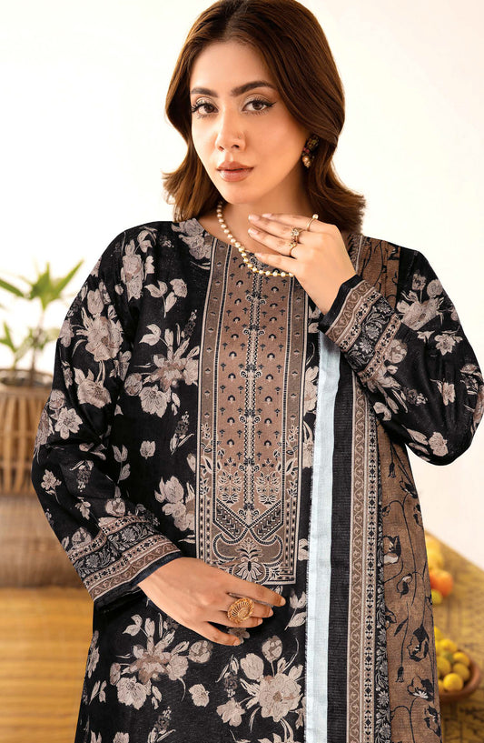 Zanera by Johra Printed Lawn Unstitched 3 Piece Suit - JH-1410 - JH25ZANR - Black - Casual Collection