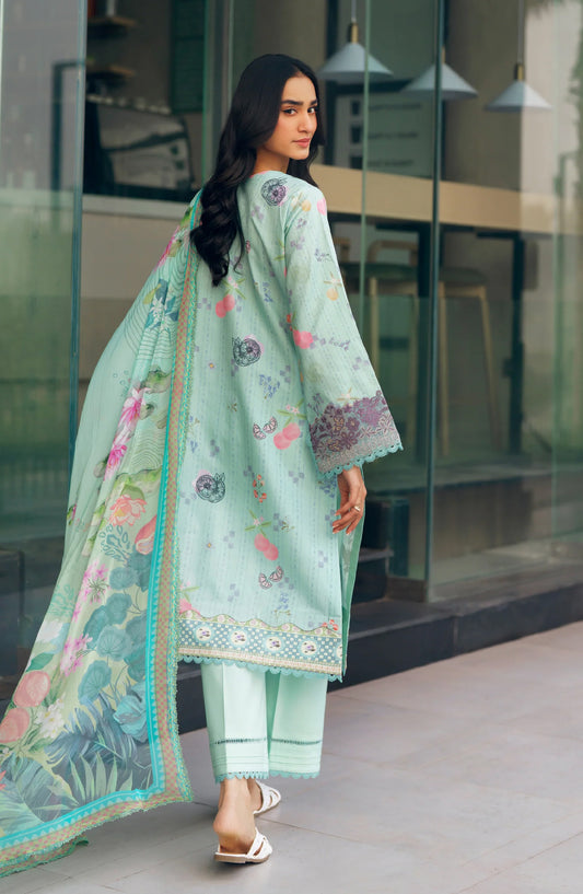 Zync by Florent Embroidered Lawn Unstitched 3 Piece Suit - FZ-5B - FL26SES - Ferozi - Summer Collection