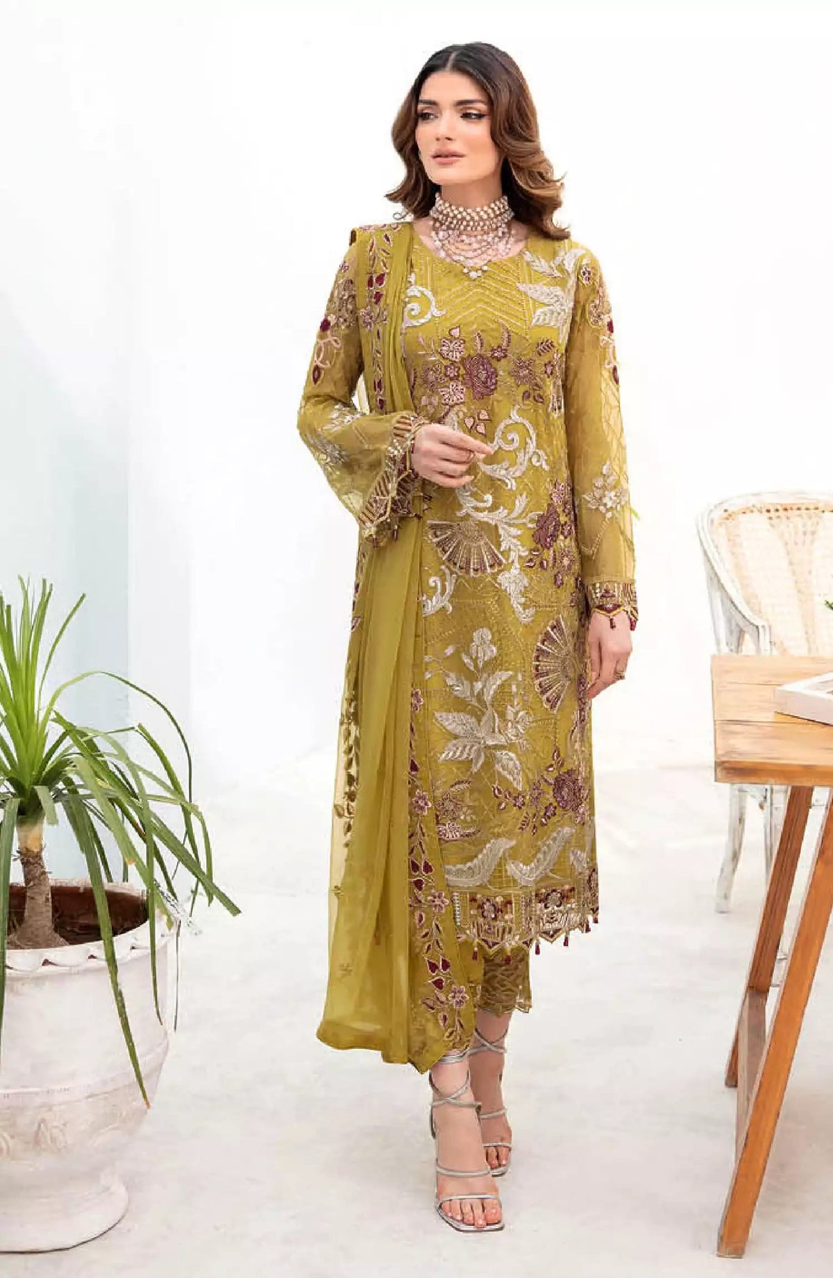 Ramsha Chevron Luxury Chiffon Collection Vol 07 - A 706