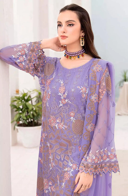 Ramsha Chevron Luxury Chiffon Collection Vol 07 - A 711
