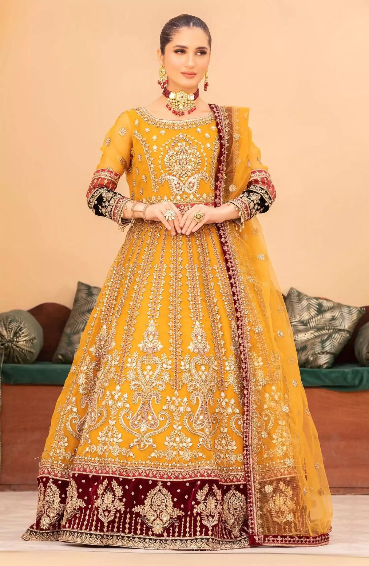 Tehzeeb Luxury Formal Collection By Diara Couture - A.GLEAM - DF-01