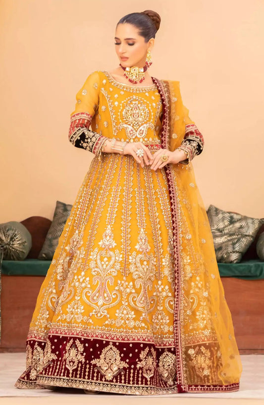 Tehzeeb Luxury Formal Collection By Diara Couture - A.GLEAM - DF-01