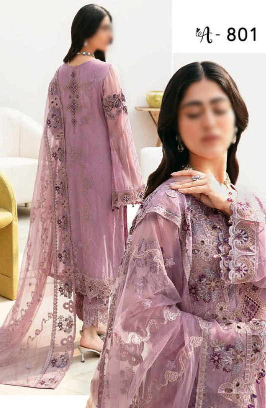 Ramsha Chevron Chiffon Collection Vol 08 - A 801