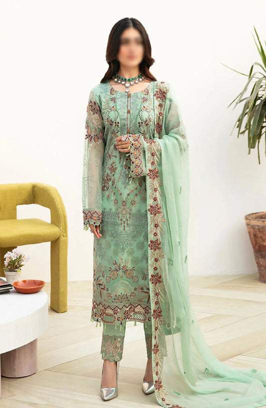 Ramsha Chevron Chiffon Collection Vol 08 - A 804