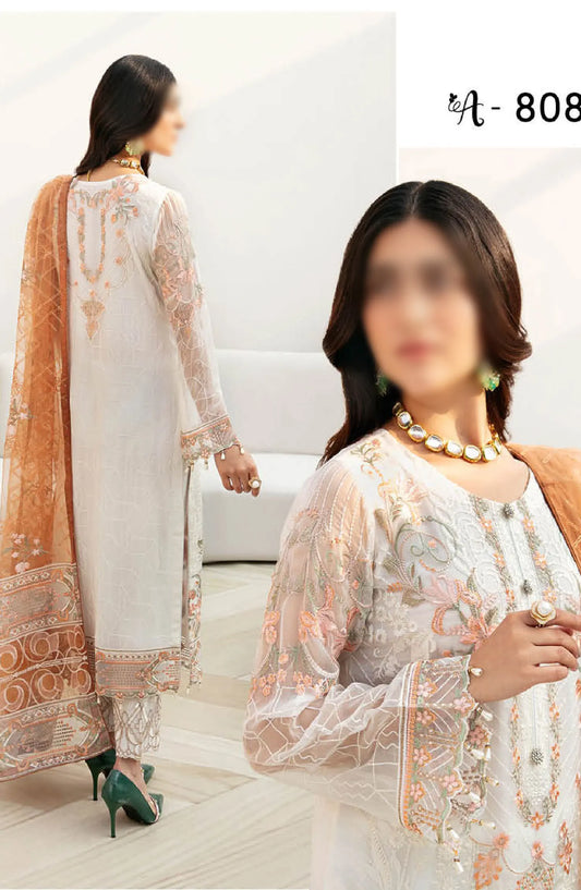 Ramsha Chevron Chiffon Collection Vol 08 - A 808