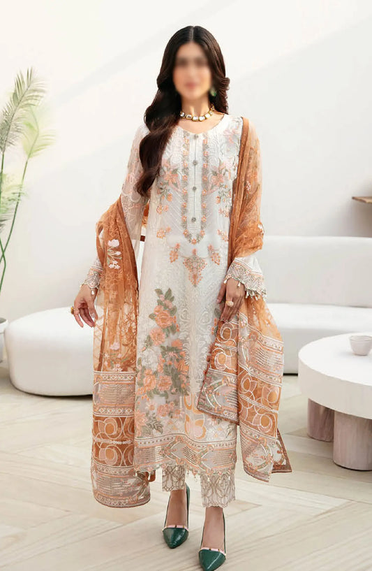 Ramsha Chevron Chiffon Collection Vol 08 - A 808