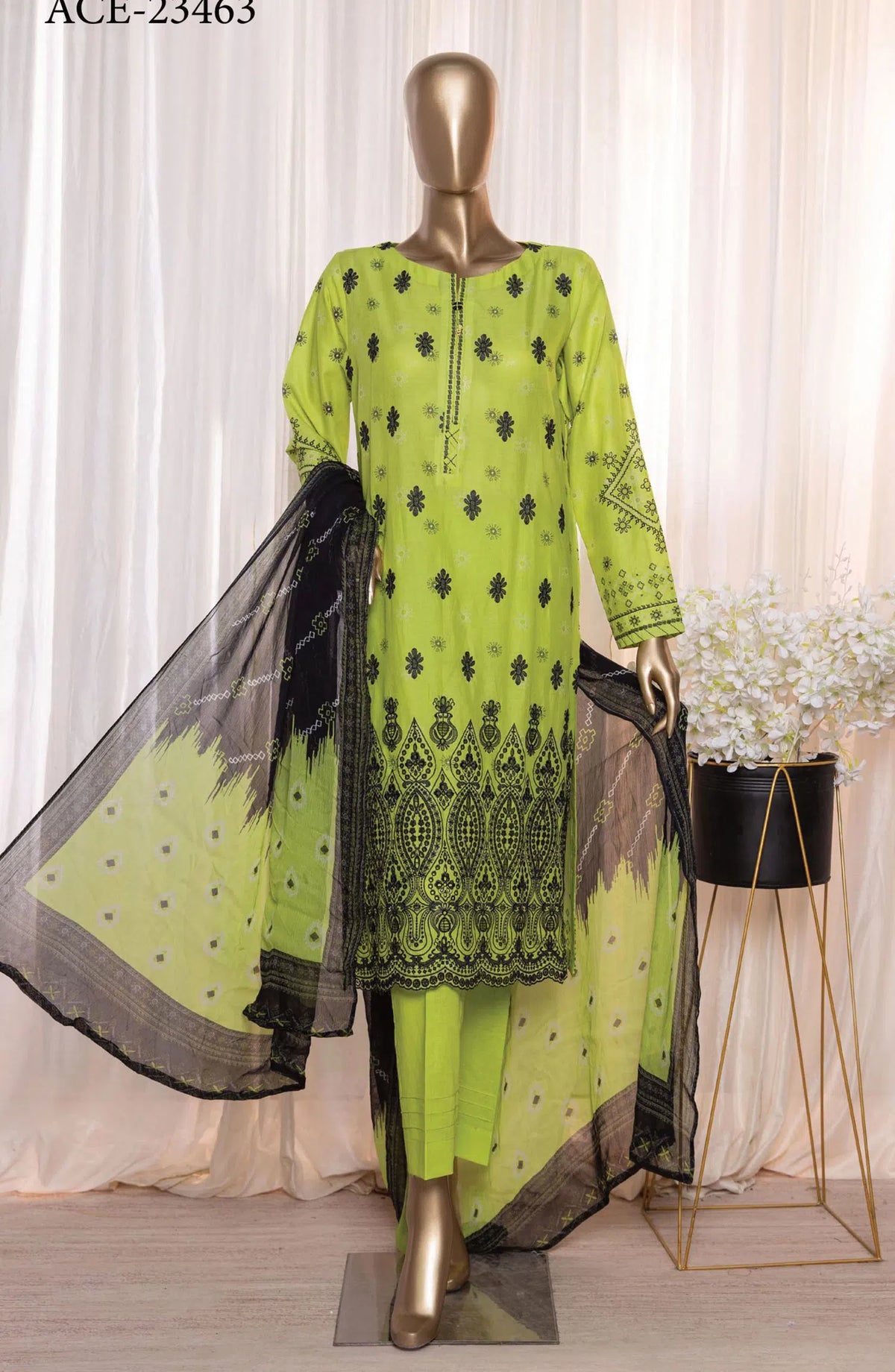 HZ Anmol Chikankari Embroidered Collection Vol 02 - ACE 23463