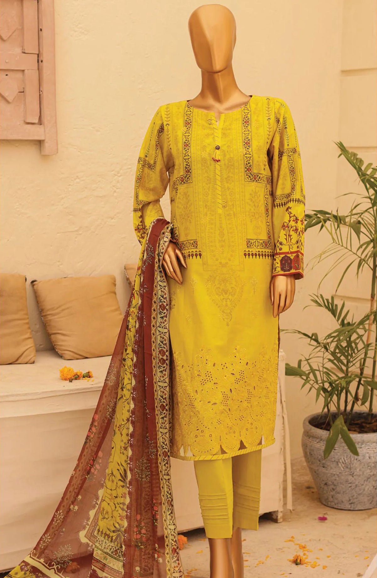 HZ Anmol Chikankari Embroidered Collection 2024 - ACE 2769