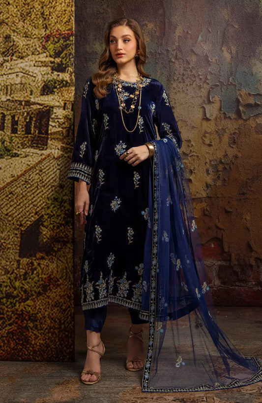 Merakish Luxury Velvet Collection 2024 - Admiral Blue
