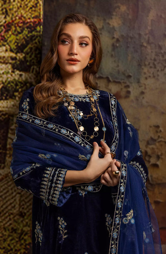 Merakish Luxury Velvet Collection 2024 - Admiral Blue