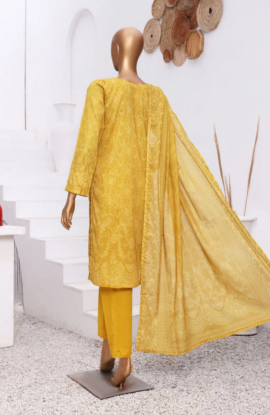HZ RTW AASHKAAR Embroidered Lawn Collection Vol 05 - AEL-404-MUSTARD