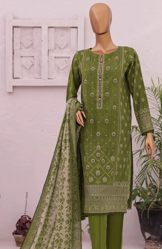 HZ Asasa Digital Printed Embroidered Lawn Collection 2024 - AEL 44