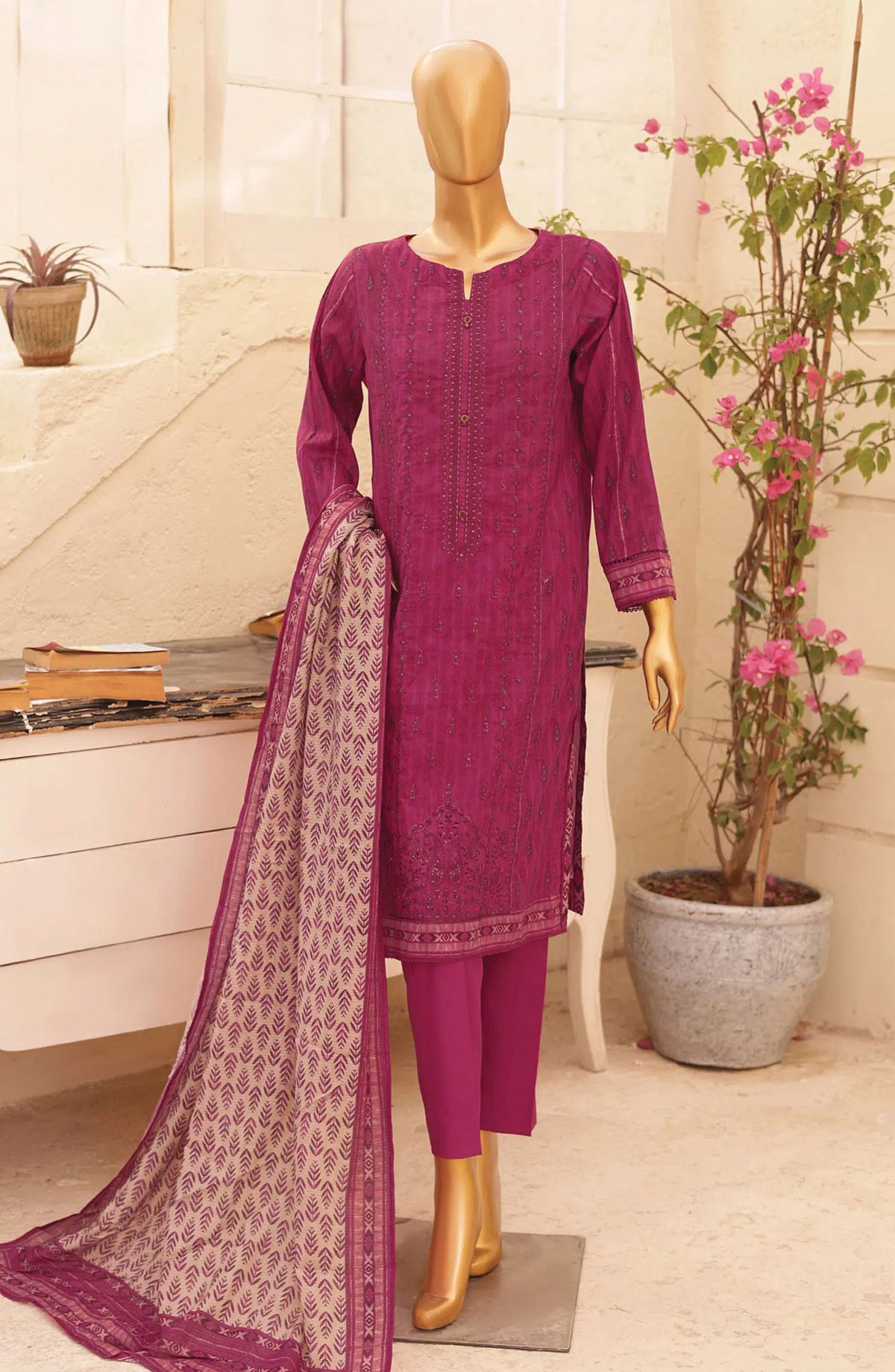 HZ Asasa Digital Printed and Embroidered Lawn Collection Vol 02 - AEL 49