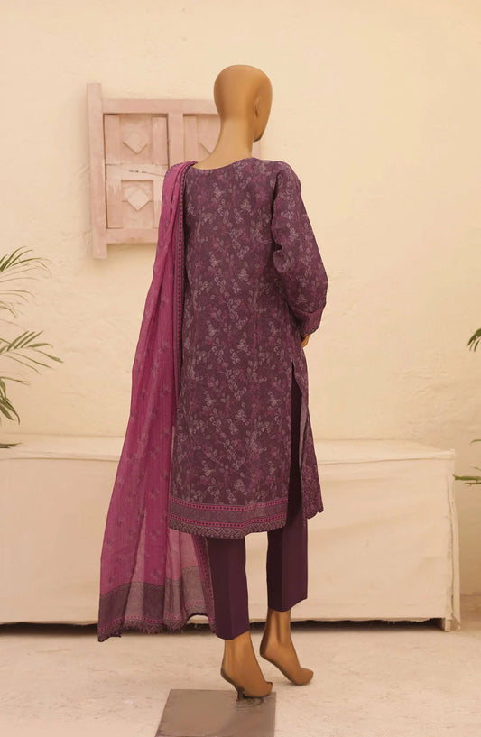 HZ Asasa Digital Printed and Embroidered Lawn Collection Vol 02 - AEL 52